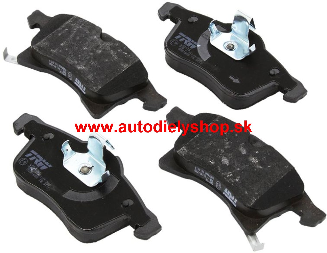  Opel ASTRA H 03/04-predné platničky Sada/ TRW/