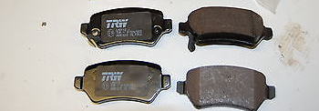 Opel ASTRA H 2007-09 zadné platničky Sada / TRW /
