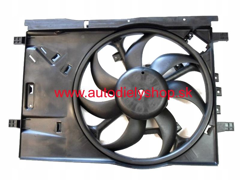 Opel CORSA D 06- ventilátor chladiča 1,0i-1,2i-1,4i, s klim.