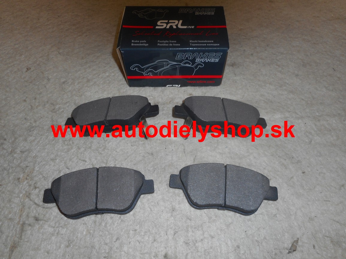 Opel CORSA D 06- predné platničky Sada / SRL / 122,9mm