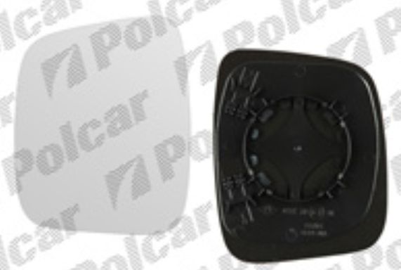 Fiat FIORINO 02/08- Sklo vonkajšieho zrkadla s držiakom ľavé 
