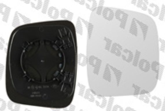 Fiat FIORINO 02/08- Sklo vonkajšieho zrkadla s držiakom pravé 