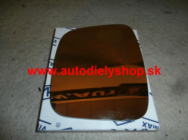 Fiat FIORINO 02/08- sklo zrkadla Ľavé,vyhrievané