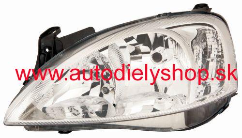 Opel Corsa C 00-06 svetlo H1+H7 Ľavé r.v.04-06