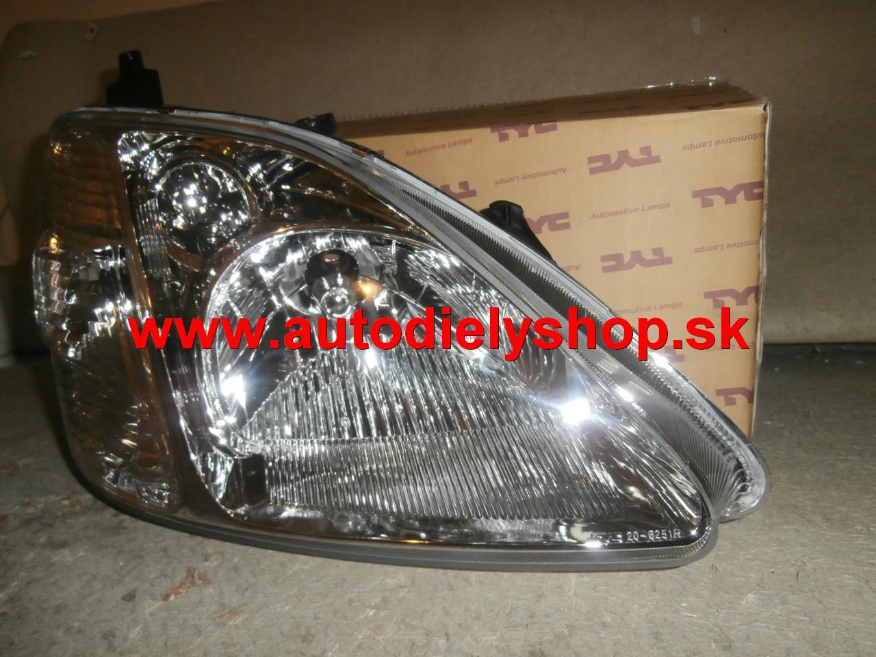 Honda CIVIC 3/01-10/03 svetlo H4 Pravé 