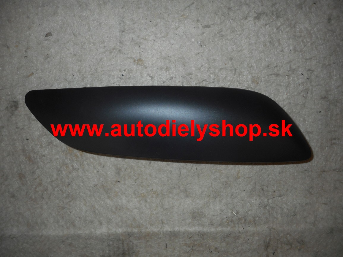 Peugeot 207 5/06- lišta predného nárazníka Pravá/ čierna