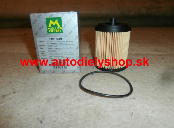 Peugeot 207 5/06- olejový filter 1,4HDi-1,6HDi / MULLER /