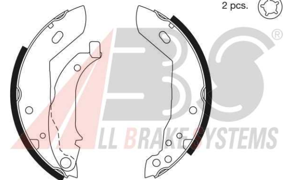 Peugeot 306 3/93-4/97 zadné brzdové čeluste Sada /A.B.S./