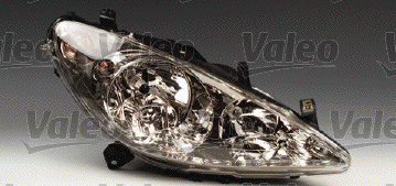 Peugeot 307 01-05 svetlo H1+H1+H7 Pravé / VALEO / s motorčekom