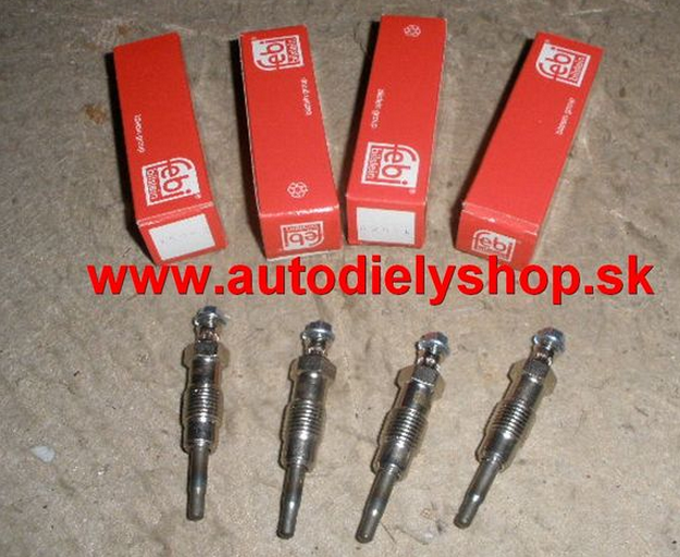 Peugeot 406 5/95-5/99 žhavič Sada 4ks 1,9TD / FEBI /