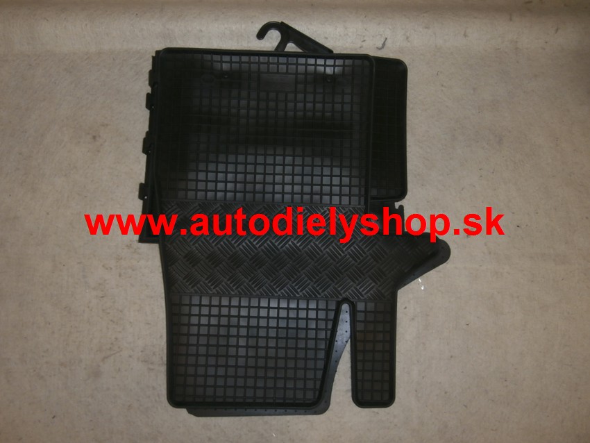 VW TRANSPORTER T5 4/03-10/2009   Gumené koberce presne pasujuce (SADA 6 KS)
