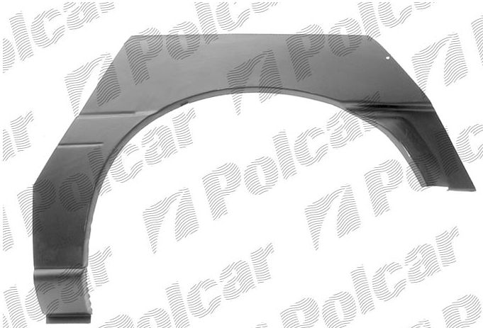 Ford ESCORT V/VI 90-95 Lem zadného blatníka ľavý pre HB, 3-D