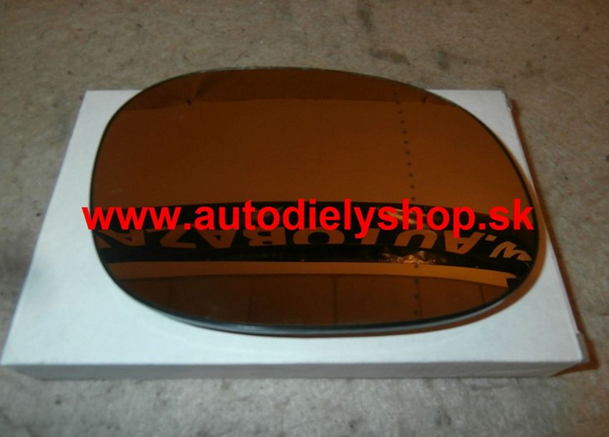 Peugeot 1007 4/05- sklo zrkadla Pravé / s držiakom /