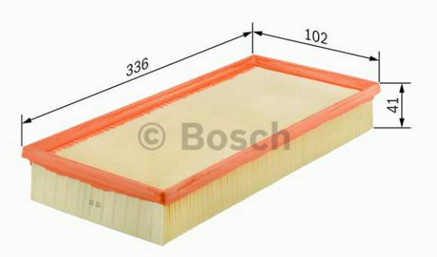 Peugeot 1007 4/05- vzduchový filter 1,4i / BOSCH /