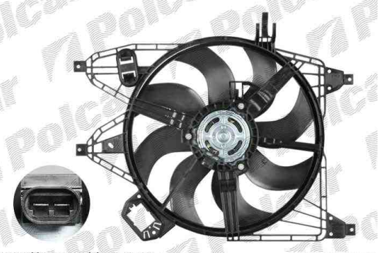 Renault KANGOO 4/03- ventilátor chladiča /1,5DCi-1,9DCi/