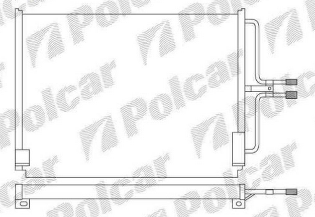  Renault Laguna 94-6/98 chladič klimatizácie 1,6-1,8-2,0-2,2D