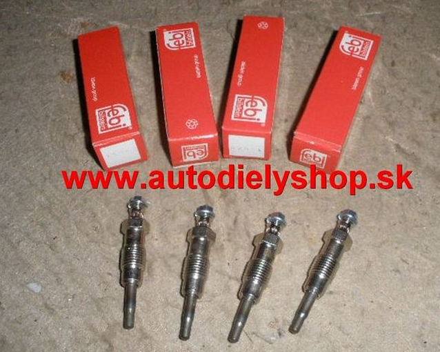  Renault LAGUNA 2/01-05 žhavič Sada 4ks 1,9DCi / FEBI / 91,7mm