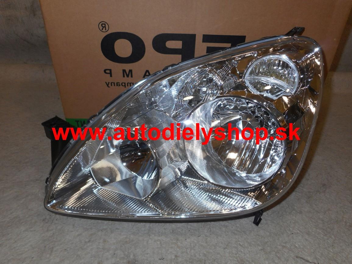  Honda CRV 04-9/06 predné svetlo H1+H1 Lavé,elektrické 