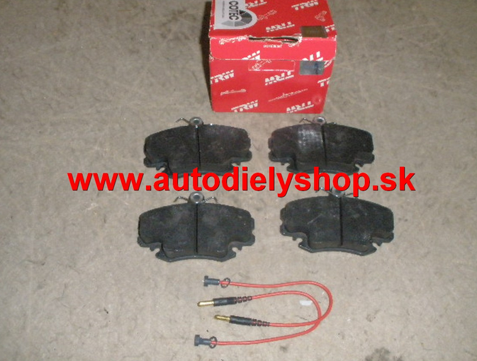 Renault Megane 10/95-3/99 predné platničky Sada / TRW / 100mm