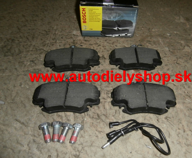 Renault Megane 99-11/02 predné platničky Sada /BOSCH / 100mm