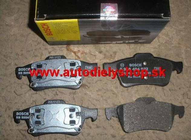  Renault Megane 99-11/02 predné platničky Sada / BOSCH /129,9mm