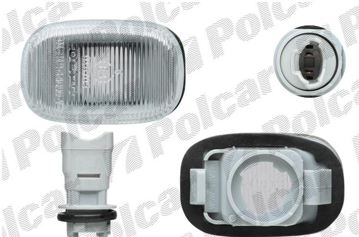 Toyota CAMRY 12/01-08/06 bočné smerovky biele sada L+P /DEPO/