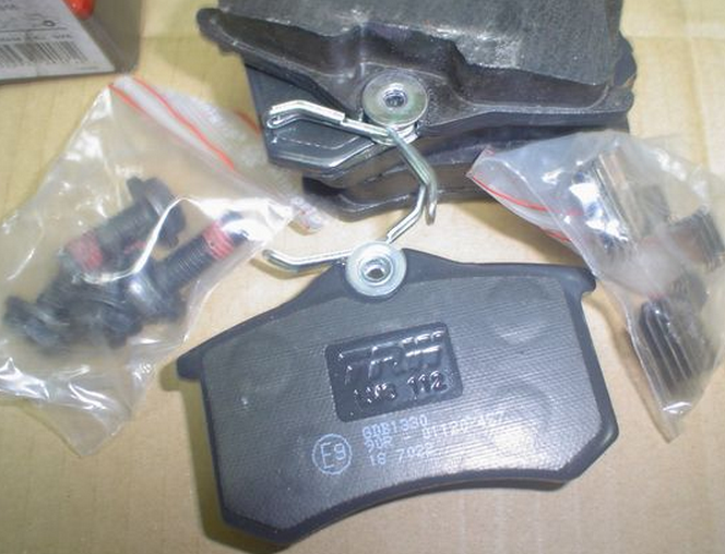 Renault MÉGANE II 11/02-12/05 zadné platničky Sada (TRW)