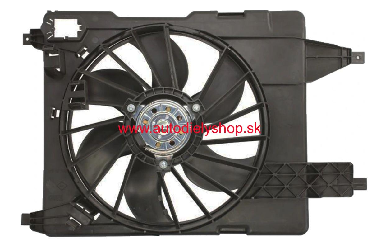Renault MÉGANE II 1/06-10/08 ventilátor chladiča 1,4.1,6-1,9DCi