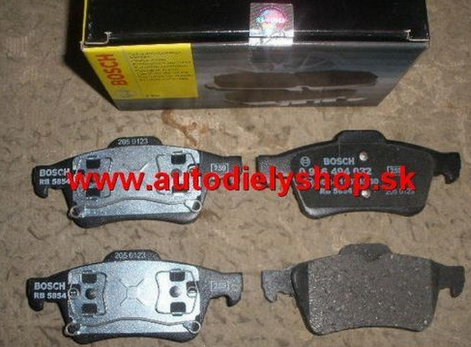 Renault Scenic 1/96-8/99 predné platničky Sada /BOSCH / 129,9mm