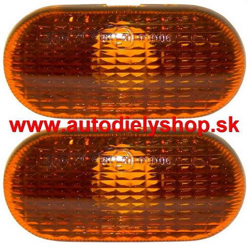 Nissan INTERSTAR 02-07 bočné smerovky žlté Sada L+P