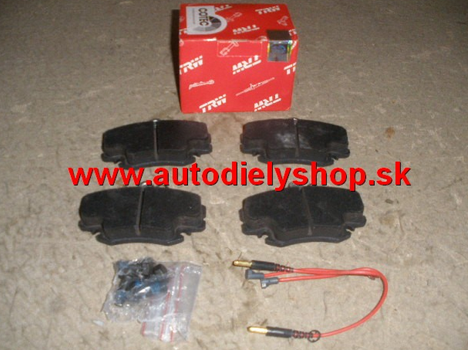 Renault THALIA 99-01 predné platničky Sada / TRW / 100mm