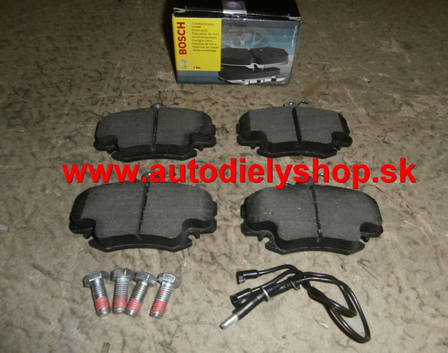 Renault TWINGO 96-98 predné platničky Sada typ LUCAS / BOSCH /