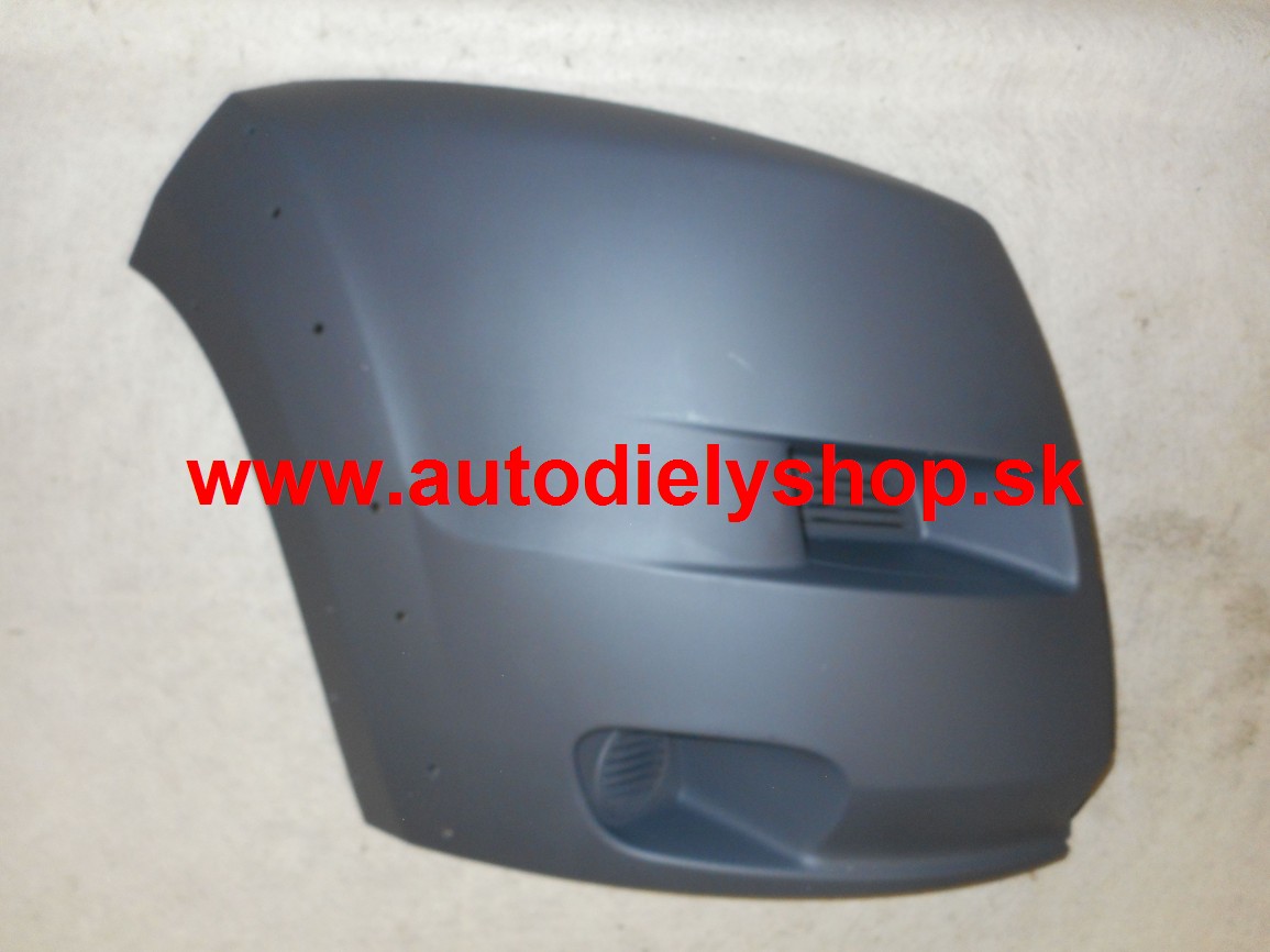 Fiat Ducato 9/06-2014 roh predného nárazníku pravý s otvorom na hmlovku pre maxi