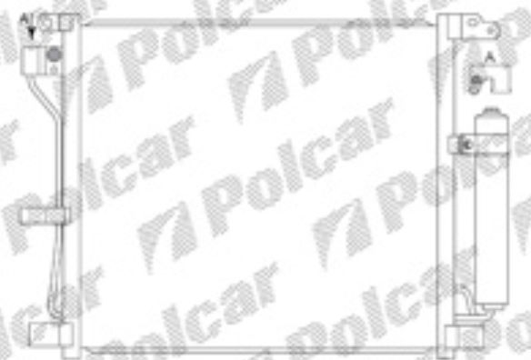 Nissan JUKE 6/2010- chladič klimatizácie /1,5 dCi/