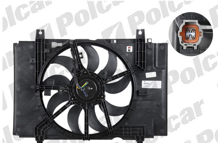 Nissan JUKE 6/2010- ventilátor chladičov /1,5 dCi-1,6-1,6 T/