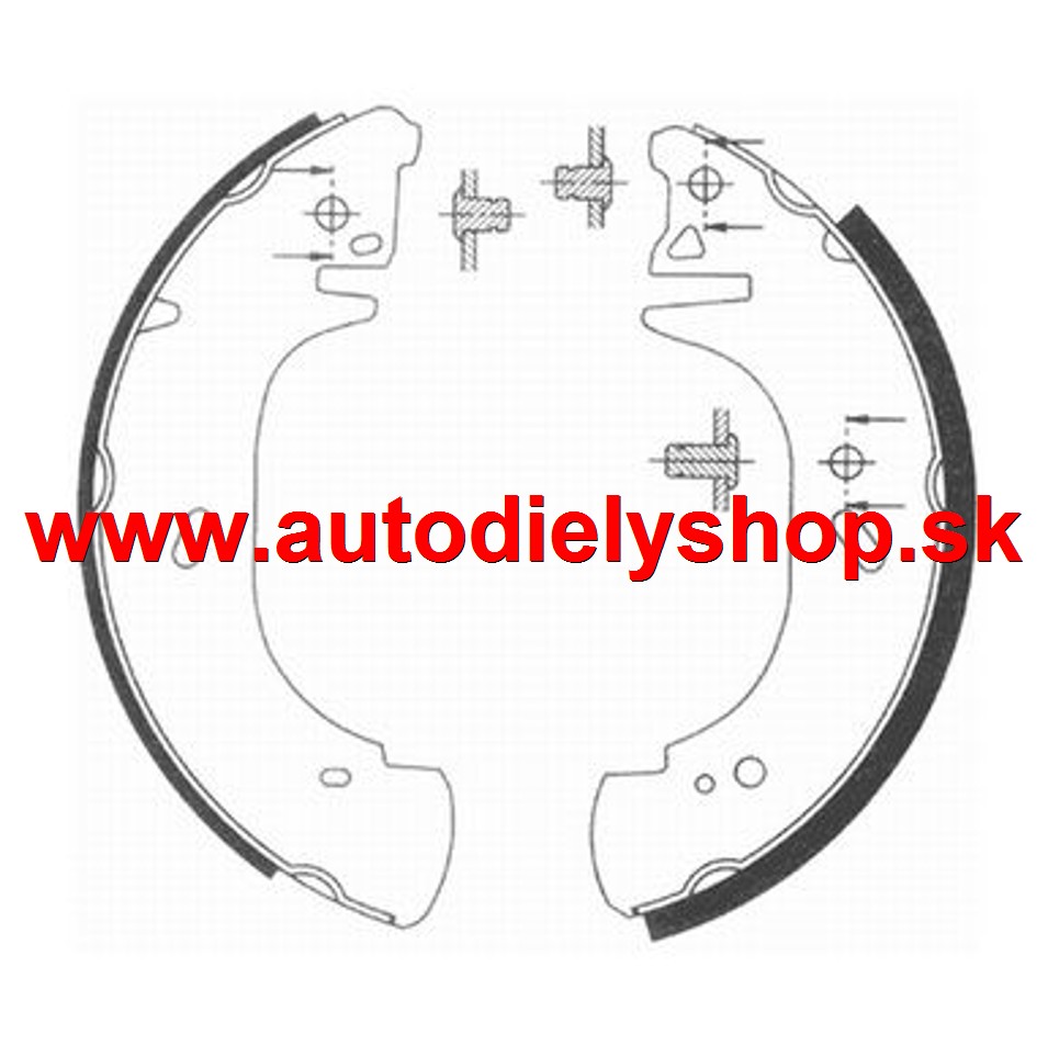 Opel MOVANO 07/07-01/10 brzdové čeľuste /SRL/