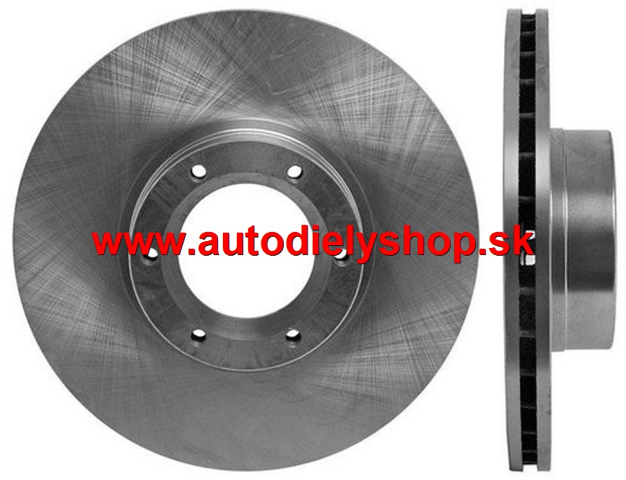 Opel MOVANO 07/07-01/10 predné kotúče sada L+P /SRL/ /vetrané kotúče/