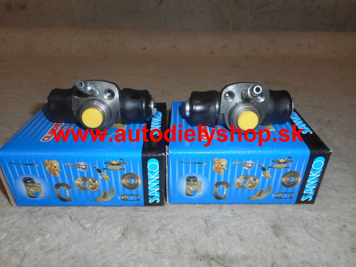 Seat AROSA 1/01- zadný brzdový valček Sada L+P/-17,5mm