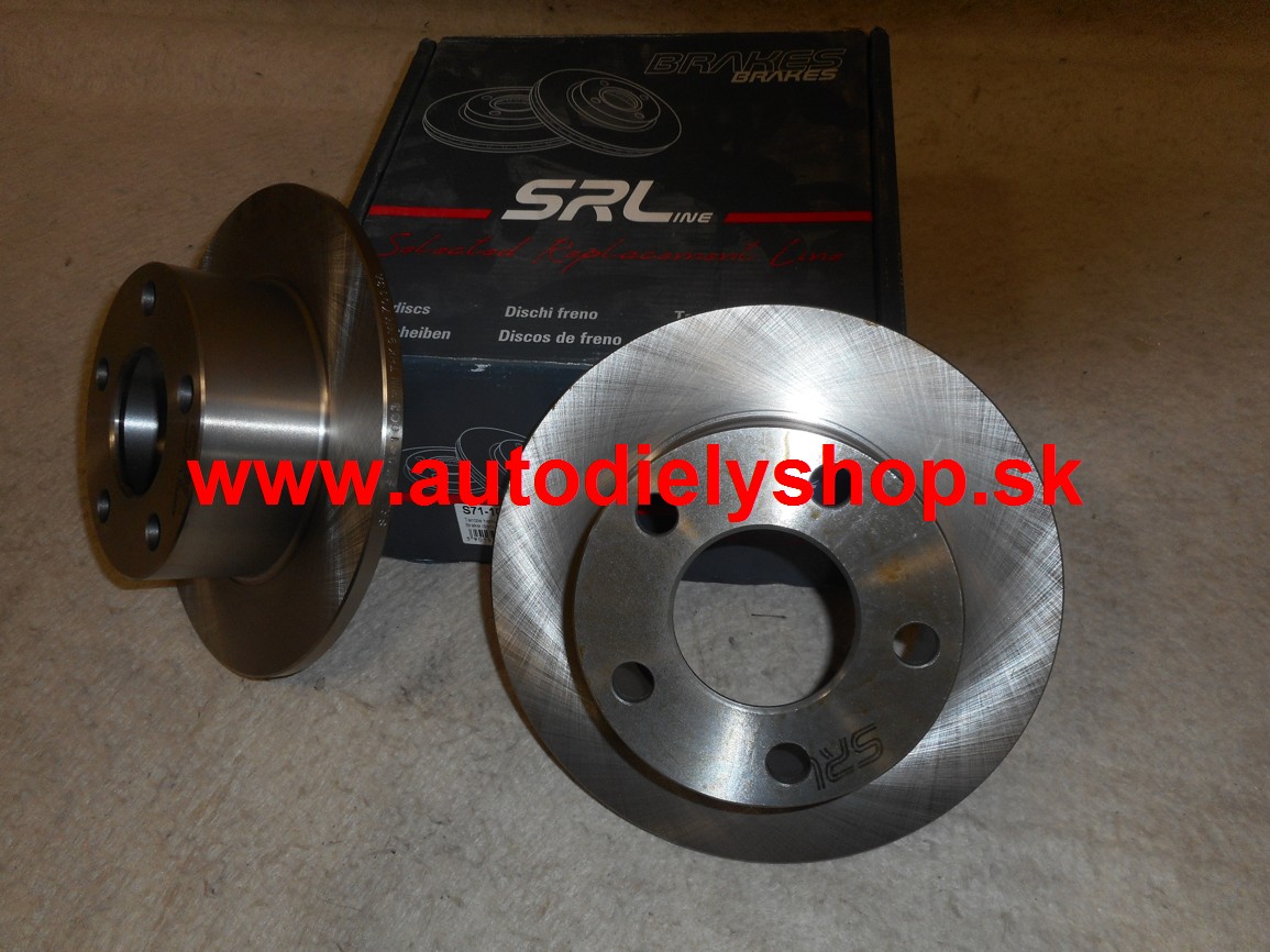 Seat EXEO 12/2008- zadné brzdové kotúče 245mm Sada / SRL /