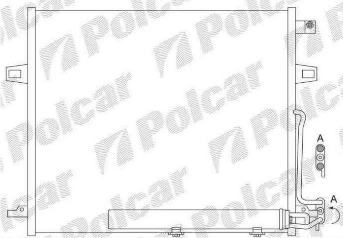 Mercedes "GL" (X164) 9/06-12 chladič klímy