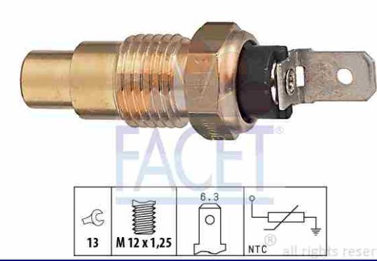 Nissan MICRA K11 12/92-3/98 snímač teploty chladiacej kvapaliny /FACET/