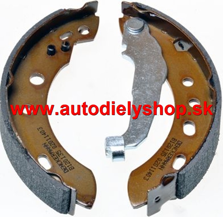 Nissan MICRA K11 4/98-1/03 sada brzdových čeľustí /ISK/