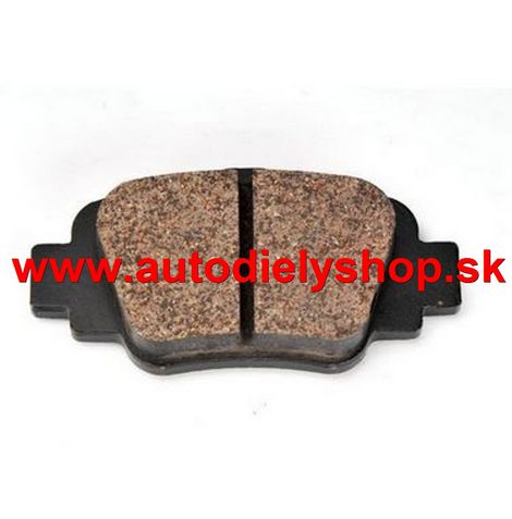 Nissan MICRA K11 4/98-1/03 zadné platničky sada /SAMKO/