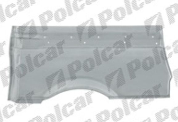 Mercedes VITO, VIANO 7/03- Lem zadného blatníka ľavý /KRÁTKY/