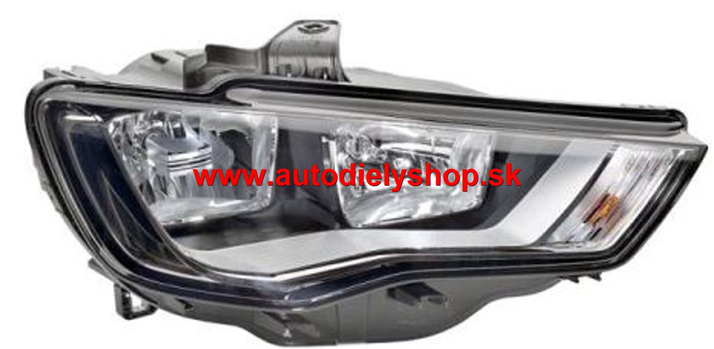 Audi A3 6/2012- predné svetlo H15+H7 Pravé
