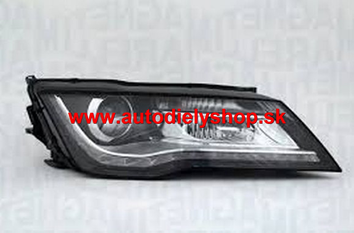 Audi A7 10/2010- svetlo D3S+H8+LED BI-XENON Pravé / MAGNETI MARELLI