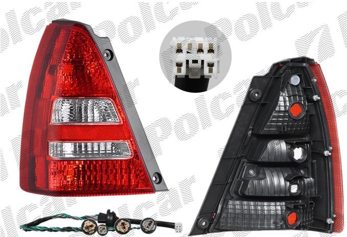 Subaru FORESTER 9/2002-1/2008 zadné svetlo ľavé /DEPO/