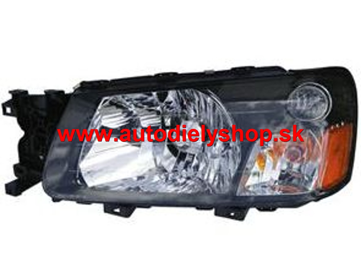 Subaru FORESTER 9/2002-1/2008 predné svetlo H4 manuálne ľavé /TYP USA