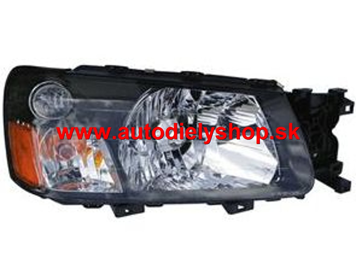 Subaru FORESTER 9/2002-1/2008 predné svetlo H4 manuálne pravé /TYP USA