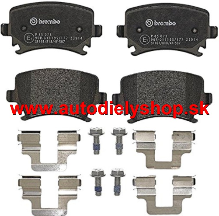 Seat LEON 9/05- zadné platničky Sada/BREMBO / 105mm